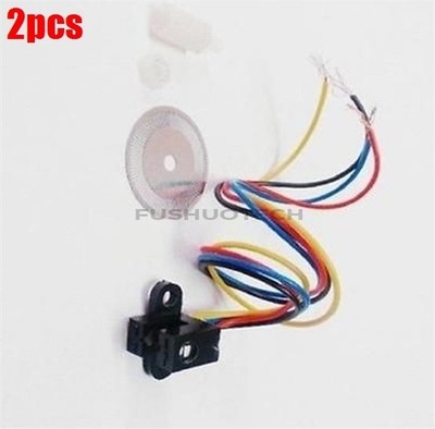2pcs photoelectric speed sensor encoder coded disc code wheel smart car new ic
