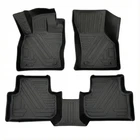 3PCS Floor Mats Fit for Volkswagen Tiguan 2018-2024TPE, All Weather, Black, New