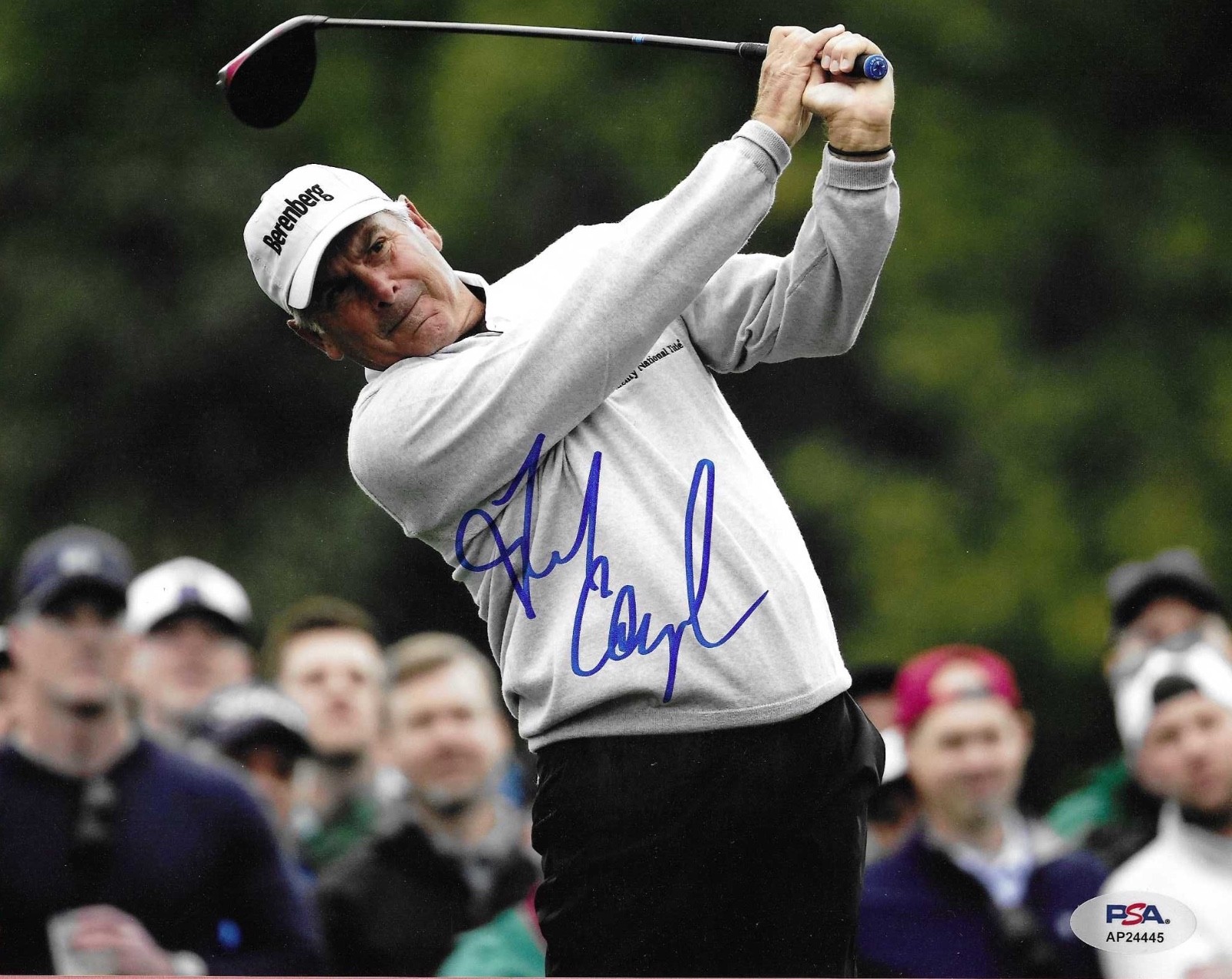 Fred Couples Autographed Signed New York Giants PGA Tour Champion Auto 8x10 Photo PSA DNA (A) 