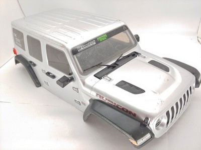 USED Axial 1/6 SCX6 Jeep JLU Wrangler 4WD Rock Crawler BODY: Silver AXI050000T2