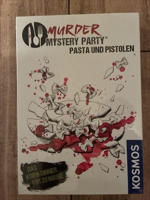 Mystery Mörder Spiel für Bis zu 8 Personen NEU In OVP, Krimi Dinner