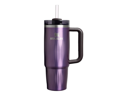 #ad Stanley 40 oz. Quencher H2.0 Fluted Tumbler Color: Wisteria Shine Purple $49.00