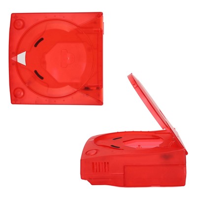 For Dreamcast DC Translucent Case Retro Video Game Console Protective Ho FY
