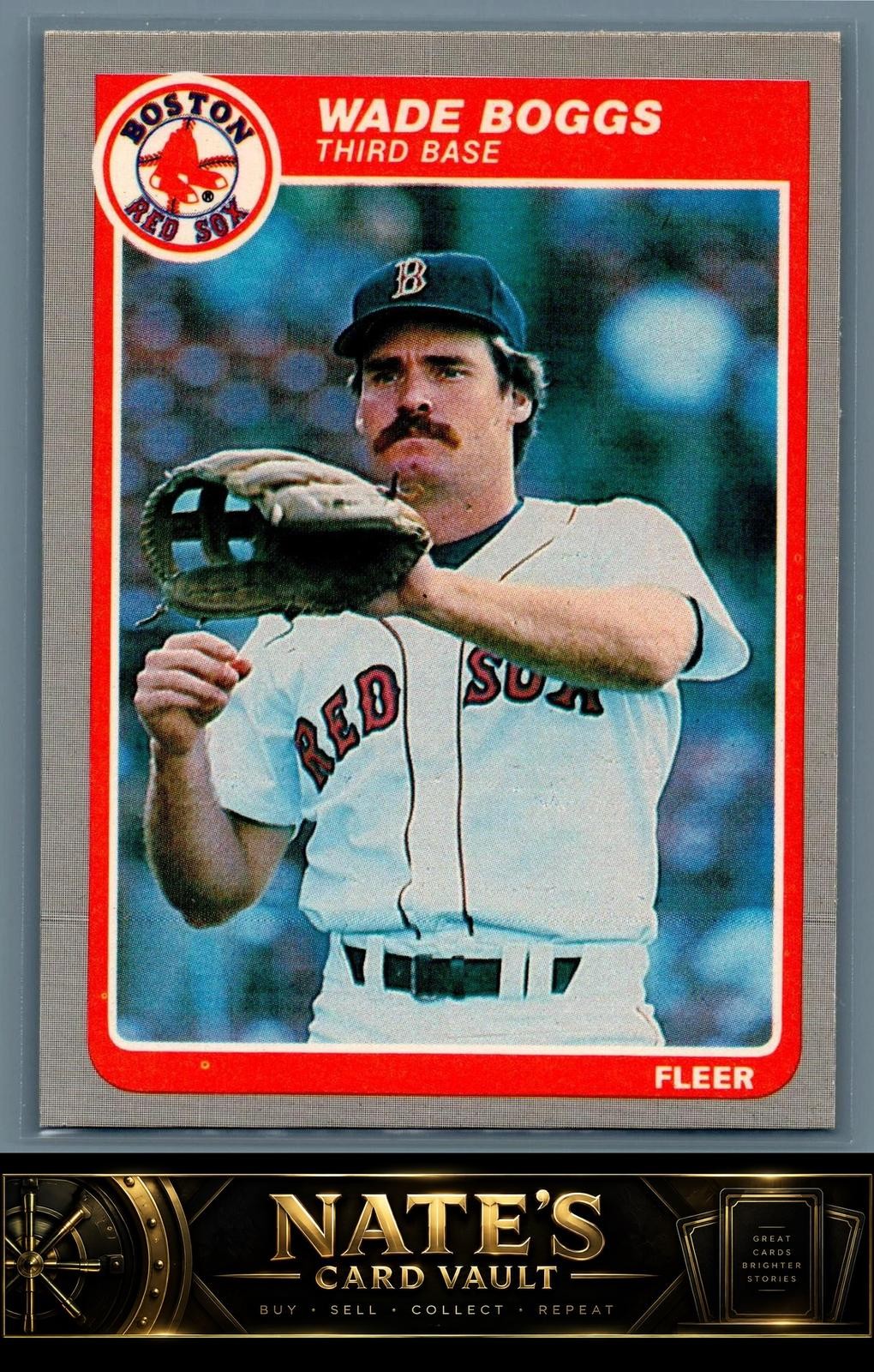 Wade Boggs 1985 Fleer #151 Red Sox