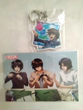 Gundam Seed Freedom Postcard & Keychain Not for Sale Used Unopened