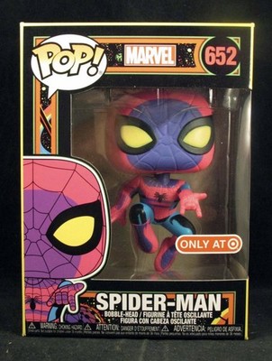 Funko Pop! Marvel Spider-Man #652 Blacklight Target Exclusive Figur