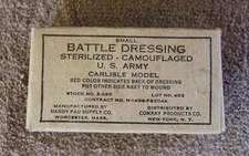 WW 2 Period US Small First Aid Dressing ~ HANDY PAD SUPPLY CO.