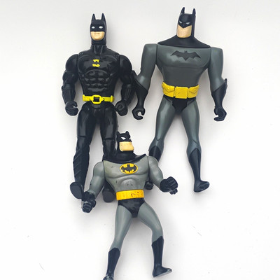 DC Comics Batman Action Figures 3pc Mixed Lot Vintage 1980- 1990s Loose