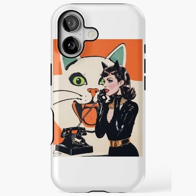 DC Comics Batman Catwoman Calling Graphic Tough Case, Idea Gift For Fans