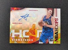 Nikola Jokic 2021-22 Panini Hoops Hot Signature Denver Nuggets Auto /25