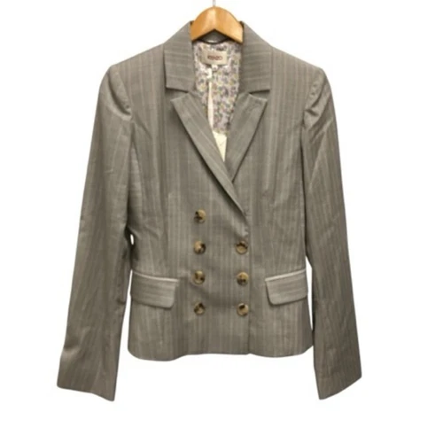 Giacca Kenzo sartoriale lana manica lunga linea modello totale 36 verde chiaro usata c3