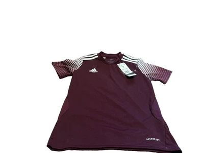Adidas Regista 20 Youth Boys Soccer Jersey Size Small S Maroon White New - Image 1 of 4