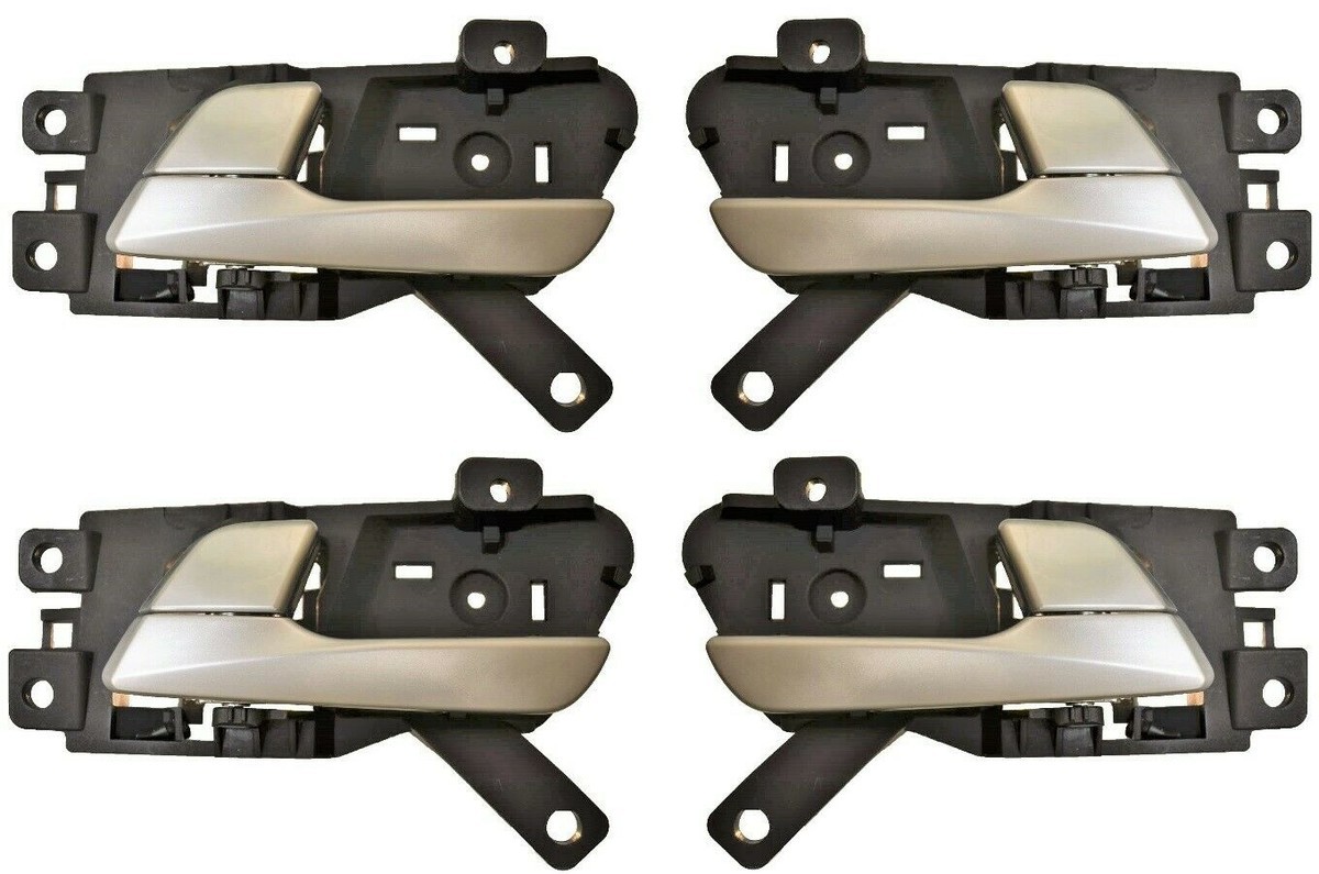 fits 2015 to 2017 Sonata Interior Door Handle Left Right Front Rear Silver