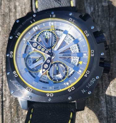 Mathey-Tissot Storm Titanium Limited Edition Swiss Valjoux 7750 Automatic 43mm