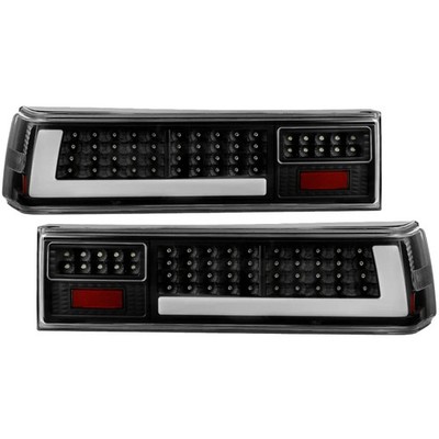 xTune For Ford Mustang 1987-1993 LED Light Bar Tail Lights Black 9053757