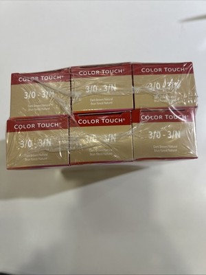Wella Color Touch Multidimensional DEMI PERMANENT 3/0-3/N SEALED 6 PACK