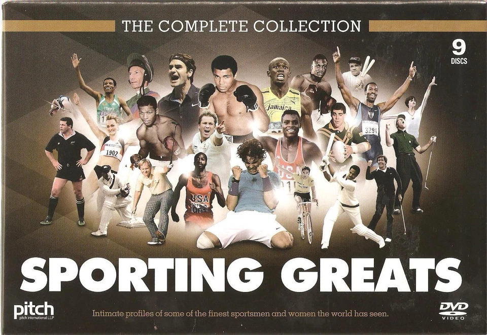 COMPLETE COLLECTION SPORTING GREATS 9 DVD SET Boxing Horse Racing Rugby Tennis - Image 2 of 3