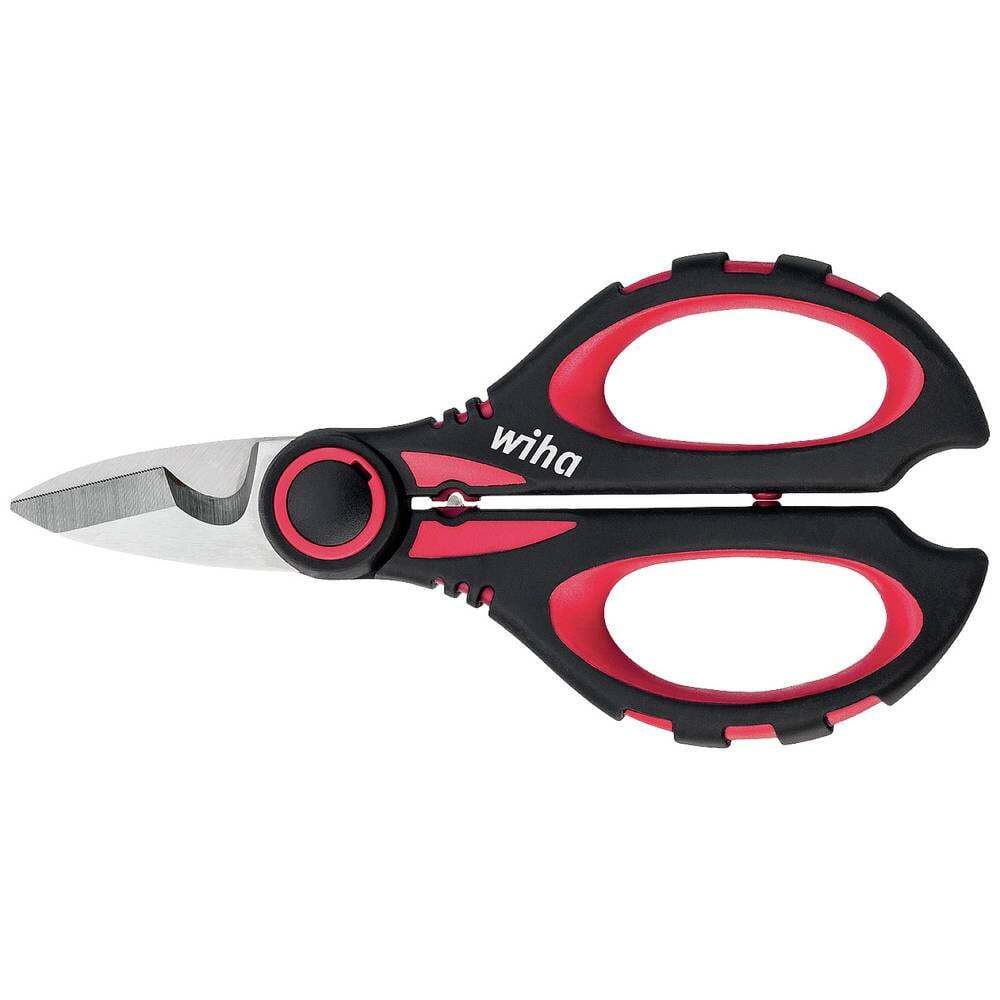 Forbici da elettricista con funzione di crimpatura in blister 160 mm Wiha 41923