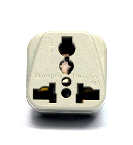 8 Stück Wonpro Universal Adapter WA-9C 10A 250V U.A.E / Russland / China Südamerika - Bild 2 von 6