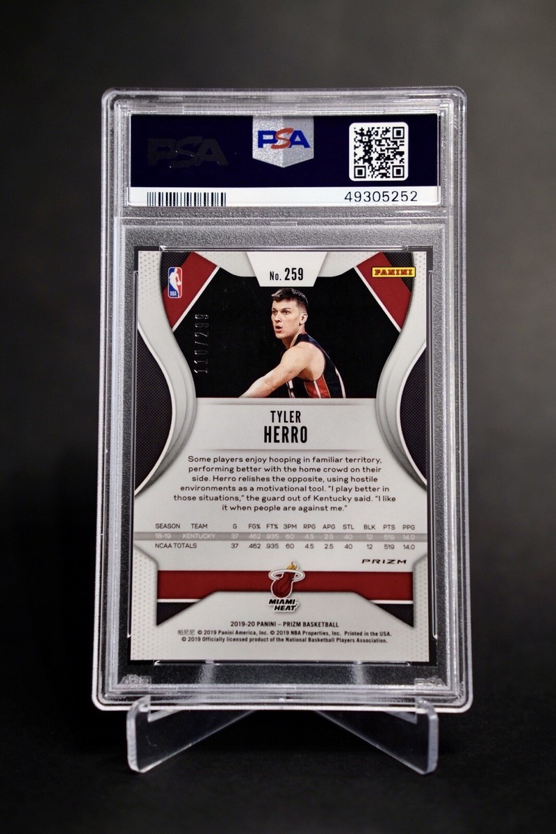 【美品】 Tyler Herro Red Prizms RC /299 2019 Panini Prizm Tyler Herro Red Prizm RC Rookie PSA 10 /299 | eBay
