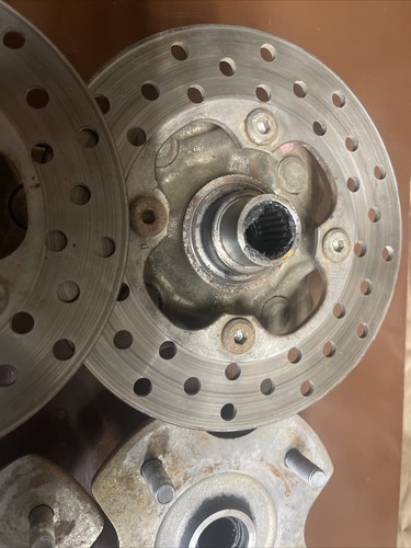 2013 Honda Rubicon TRX 500 FA Hubs Front Left Right Rear Left Right - Bild 5 von 10