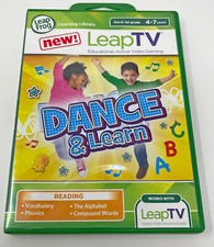 LeapFrog Leap TV System Game Dance  Learn Reading Music Sing Songs Exercise