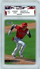 2021 Topps Stadium  Club #37 Shohei Ohtani AGC 10 Gem Mint Los Angeles Angels