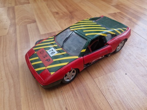 1/18 Scala Maisto Classico Ferrari 348 Ts Modellino Auto Usato