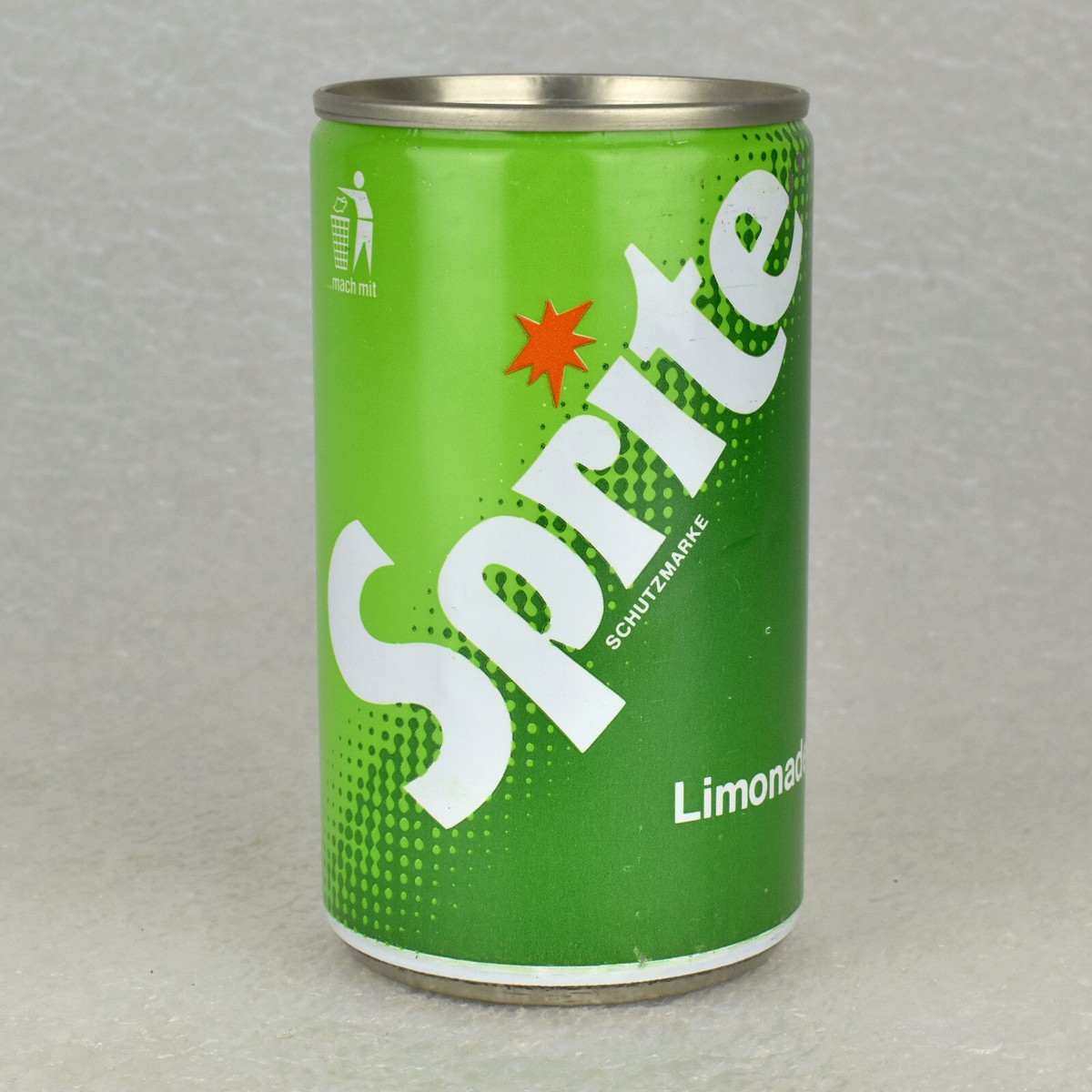 VTG 1970s International Sprite Limonade Soda Pop Can 0.33 Liter