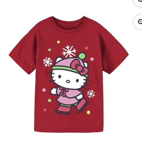 Hello Kitty Short Sleeve Graphic T-Shirt Size 14-16 NWT