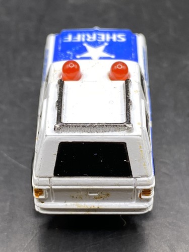 Majorette Micro Sonic Flashers Sheriff Micro Chevy Blazer Lights Truck Vintage - Picture 6 of 7