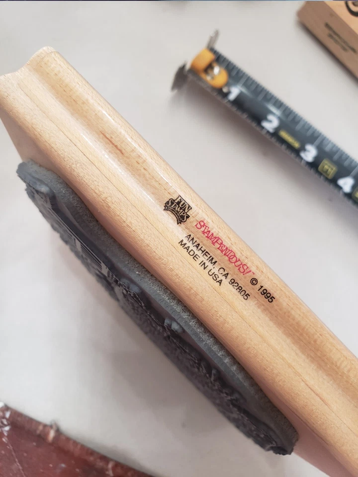 ¡Stampendous 1995! Sello de goma de cabaña de geranio R022 Foto 3 de 3