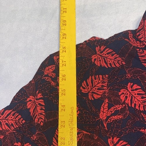 Camicia Lee uomo grande regular fit stampata casual con bottoni western hawaiana - Foto 6 di 8