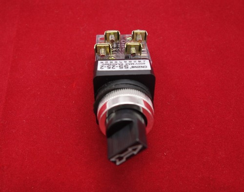 1PC Cutout 25mm 2 Position Maintained Select Switch KS 250V AC 6A 1NO/1NC