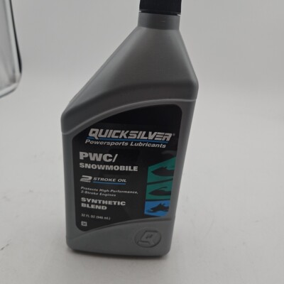 Quicksilver, 2 Stroke PWC/Snowmobile Syn Blend Engine Oil 32oz