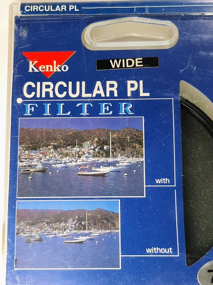 72mm Wide Angle Circular Polarizer CPL Glass Lens Filter P-CL Japan Kenko E72 - Image 2 of 4