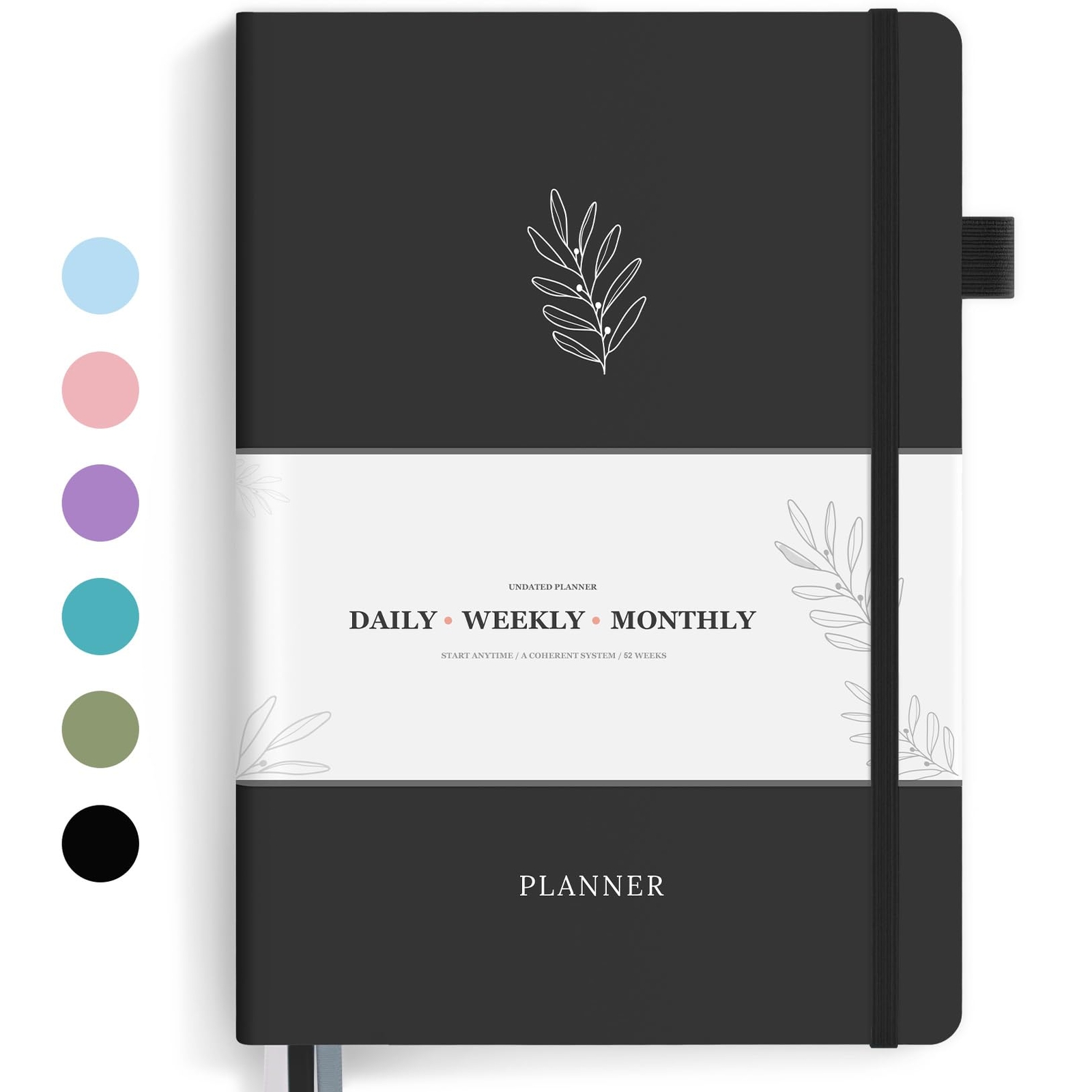 Undated 2024 Planner Forvencer B5 Daily Weekly & Monthly Planner 2024-2025 12...