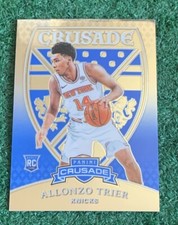ALLONZO TRIER -2018-19 PANINI CHRONICLES CRUSADE ROOKIE CARD # 569 - KNICKS NBA. rookie card picture