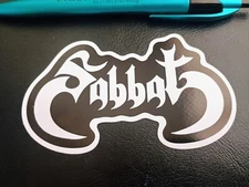 SABBAT Thrash Metal Band STICKER - Mint Condition / Rare - LOGO