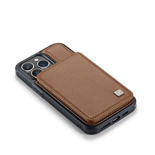 Do iPhone 16e/16/15/14/13/12/11 Skórzane etui Flip Card Holder Stand Back Cover - Zdjęcie 5 z 29
