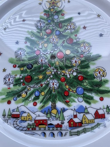 Salem Christmas Eve Collection Fine China Bottom Plate Candy Dish Only - Picture 6 of 11