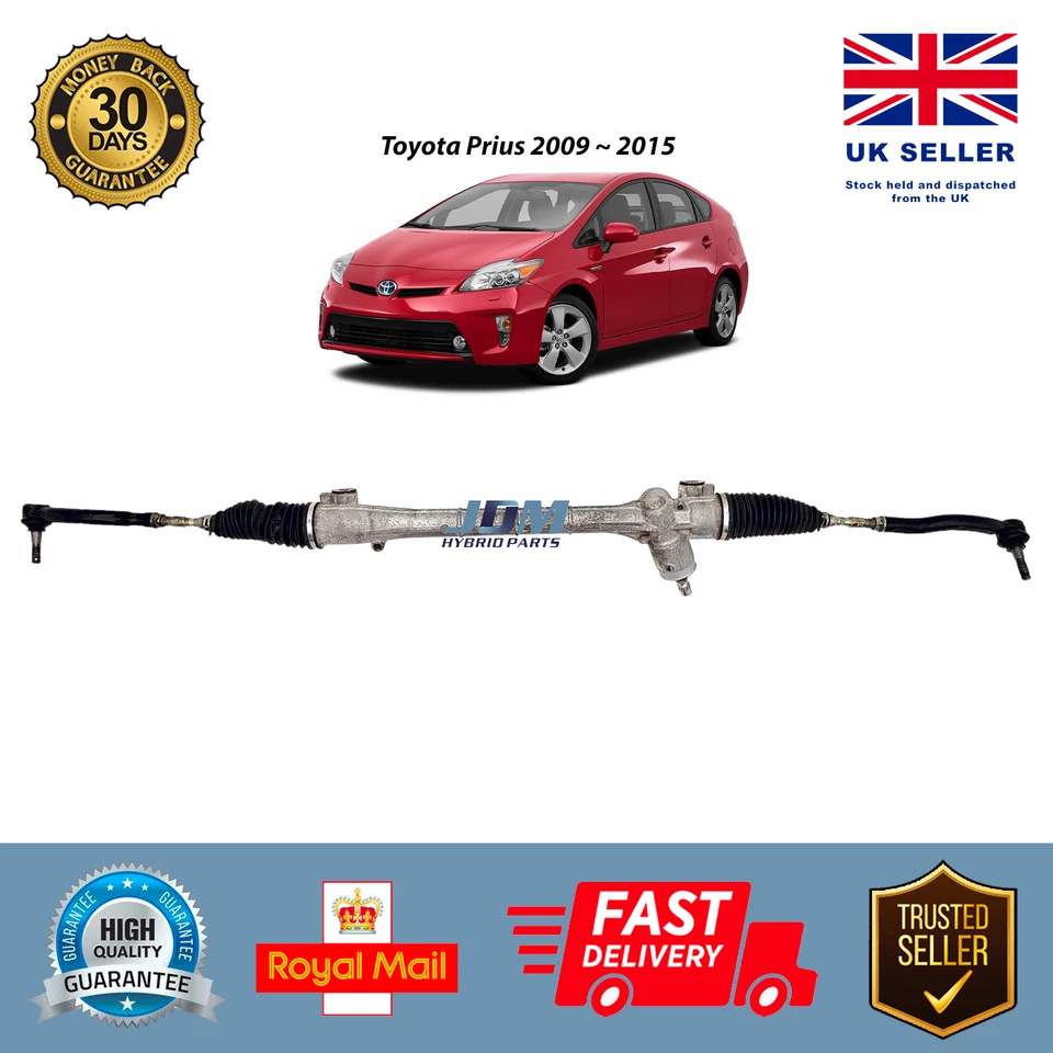 Genuine Toyota Prius Hybrid ZVW30 1.8L 2009 ~ 2015 Power Steering Rack J10 - Image 4 of 4