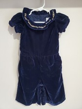 Janie Jack The Velvet Party Jumpsuit Toddler Size 18-24M