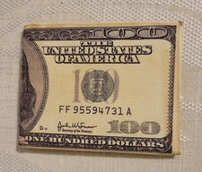 Men's 100 Bill Style bifold wallet
