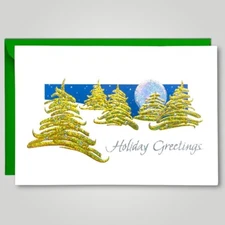 Friendly CHRISTMAS Card, Bless Heart & Home by Main Street Collection + Envelope