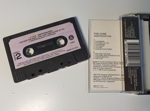 The Cure – Disintegration cassette tape Yugoslavia - Picture 2 of 2