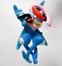 Pokemon XY Z Ash's Greninja Fluffy Plush Pokemon Center Original