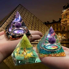 Orgone Pyramid Energy Generator Emf Protection Healing Meditation Orgonite USA