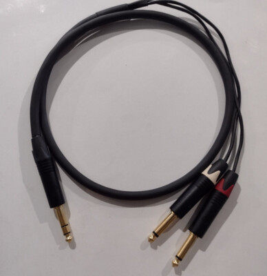 ESH AUDIO - Insert Cable - TRS - 2 x TS - Send/Return - Mogami 2930 - Neutrik