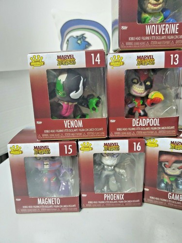 Funko Marvel Zombies Mystery mini WOLVERINE MAGNETO Fénix Oscuro ¡Con Caja! Lote de 8 - Imagen 2 de 7